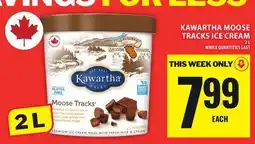 Food Basics KAWARTHA MOOSE TRACKS ICE CREAM offer