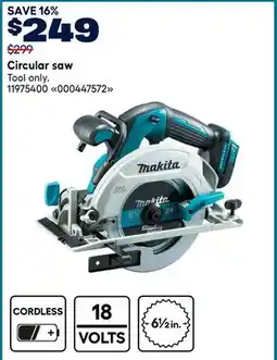 RONA Makita Circular saw offer