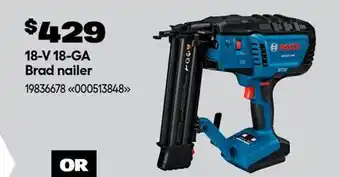RONA 18-V 18-GA Brad nailer offer