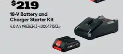 RONA 18-V Battery and Charger Starter Kit offer
