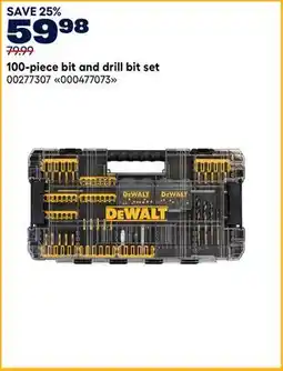 RONA Dewalt 100-piece bit and drill bit set offer