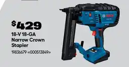 RONA 18-V 18-GA Narrow Crown Stapler offer