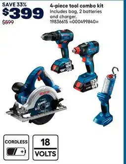 RONA 4-piece tool combo kit offer