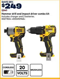 RONA Hammer drill and impact driver combo kit offer