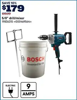 RONA 5/8 drill/mixer offer