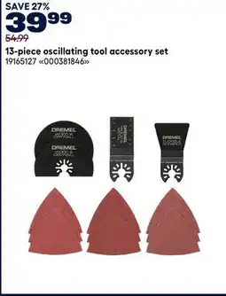 RONA 13-piece oscillating tool accessory set offer