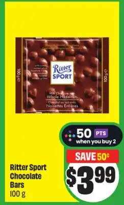 Chalo FreshCo Ritter Sport Chocolate Bars 100 g offer