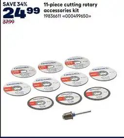 RONA Dremel 11-piece cutting rotary accessories kit offer