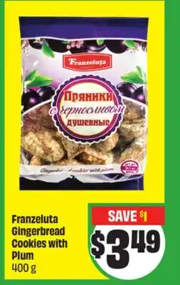 Chalo FreshCo Franzeluta Gingerbread Cookies with Plum 400 g offer