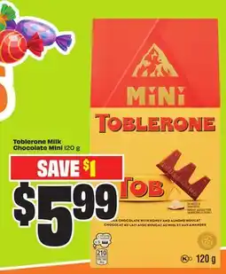 Chalo FreshCo Toblerone Milk Chocolate Mini 120 g offer