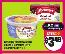 Chalo FreshCo Lactantia Healthy Attitude Omega 3 Margarine 427 g Cream Cheese 250 g offer