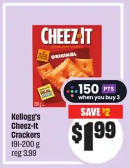 Chalo FreshCo Kellogg's Cheez-It Crackers 191-200 g offer