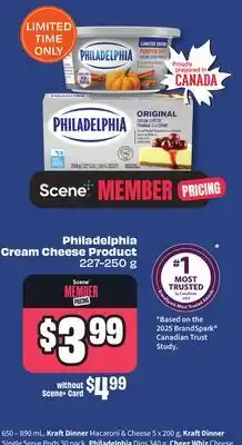 Chalo FreshCo Philadelphia Cream Cheese Product 227- 250 g offer