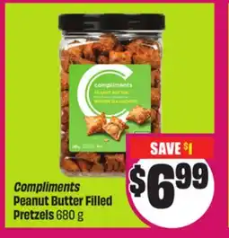 Chalo FreshCo Compliments Peanut Butter Filled Pretzels 680 g offer