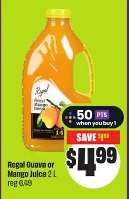 Chalo FreshCo Regal Guava or Mango Juice 2 L offer