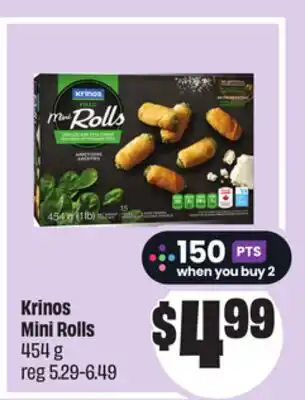 Chalo FreshCo Krinos Mini Rolls 454 g offer