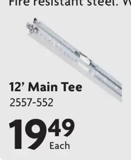 Home Hardware Suspended Ceiling Grid Fire resistant steel offer