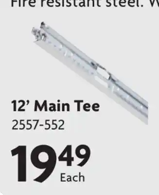 Home Hardware Suspended Ceiling Grid Fire resistant steel offer