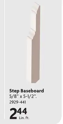 Home Hardware Primed MDF Moulding Step Baseboard offer