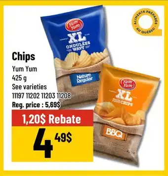 Mayrand Croustilles Yum Yum 425 g offer