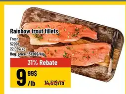 Mayrand Rainbow trout fillets offer