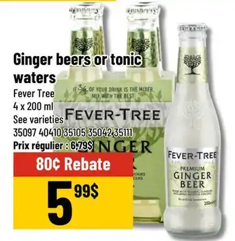 Mayrand FEVER-TREE Ginger beers or tonic waters	042%2C+35111 offer