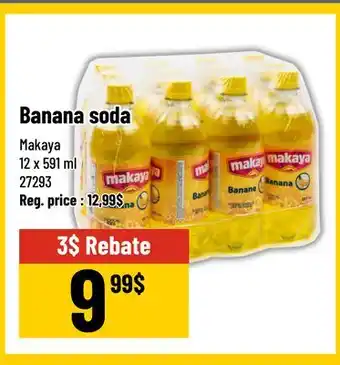 Mayrand Banana Soda 591 ml x12 offer