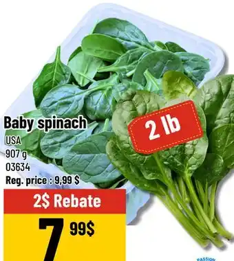 Mayrand Baby spinach 907g offer