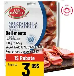 Mayrand Deli meats San Daniele 100 g to 175 g offer