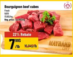 Mayrand Bourguignon Beef Cubes offer