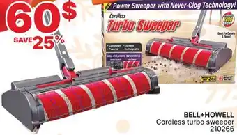 Rossy BELL + HOWELL Cordless turbo sweeper offer