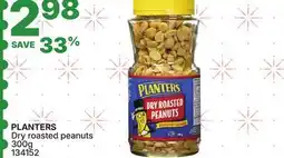 Rossy PLANTERS Dry roasted peanuts offer