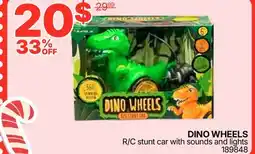 Rossy DINO WHEELS R/C stunt car with sounds and lights offer