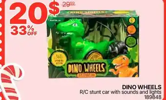 Rossy DINO WHEELS R/C stunt car with sounds and lights offer