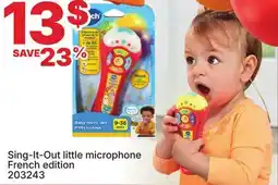 Rossy Sing-It-Out little microphone French edition offer