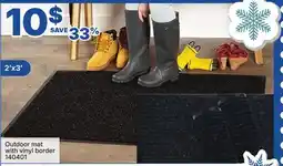 Rossy Outdoor mat with vinyl border offer