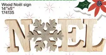 Rossy Wood Noël sign offer