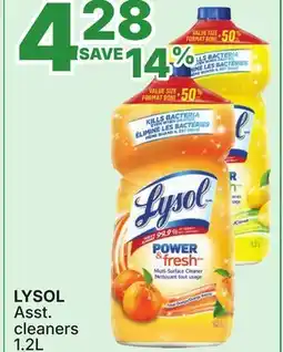 Rossy LYSOL Asst. cleaners offer