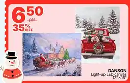 Rossy DANSON Light-up LED canvas offer