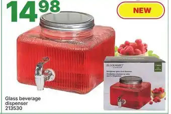 Rossy Glass beverage dispenser offer
