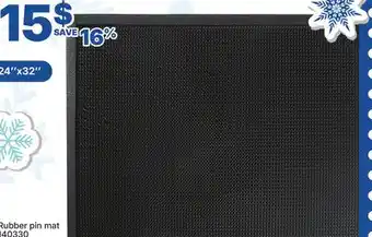 Rossy Rubber pin mat offer