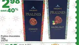 Rossy Praline chocolates offer