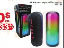 Rossy Wireless charger with speaker offer