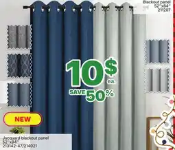 Rossy Jacquard blackout panel offer