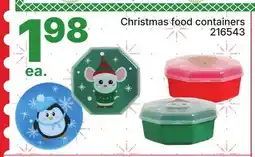 Rossy Christmas food containers offer