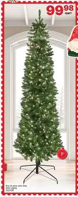 Rossy Pre-lit pine slim tree offer