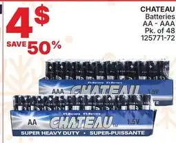 Rossy CHATEAU Batteries offer