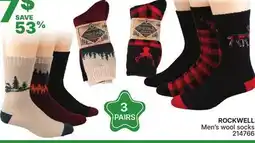 Rossy ROCKWELL Men's wool socks offer