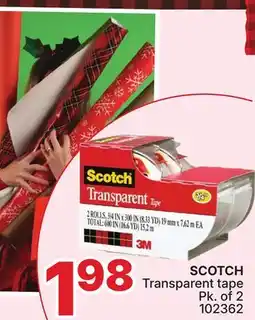 Rossy SCOTCH Transparent tape offer