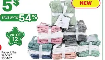 Rossy Facecloths 12 x12 offer